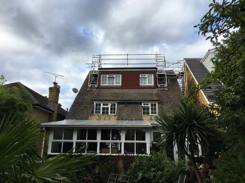 Roof Access - Above a Dormer Window
